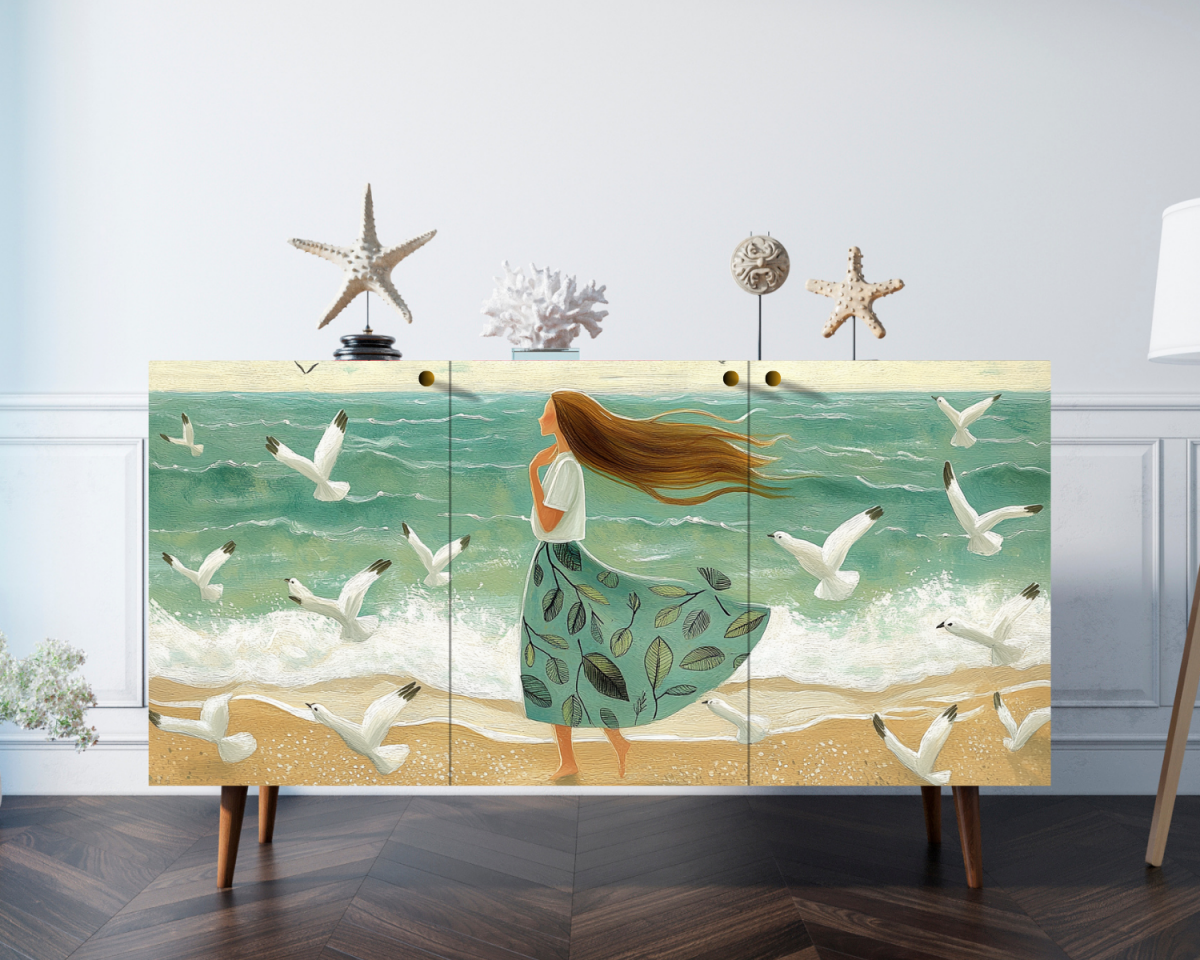 Комод "Berber" три дверки арт BB01-Art10