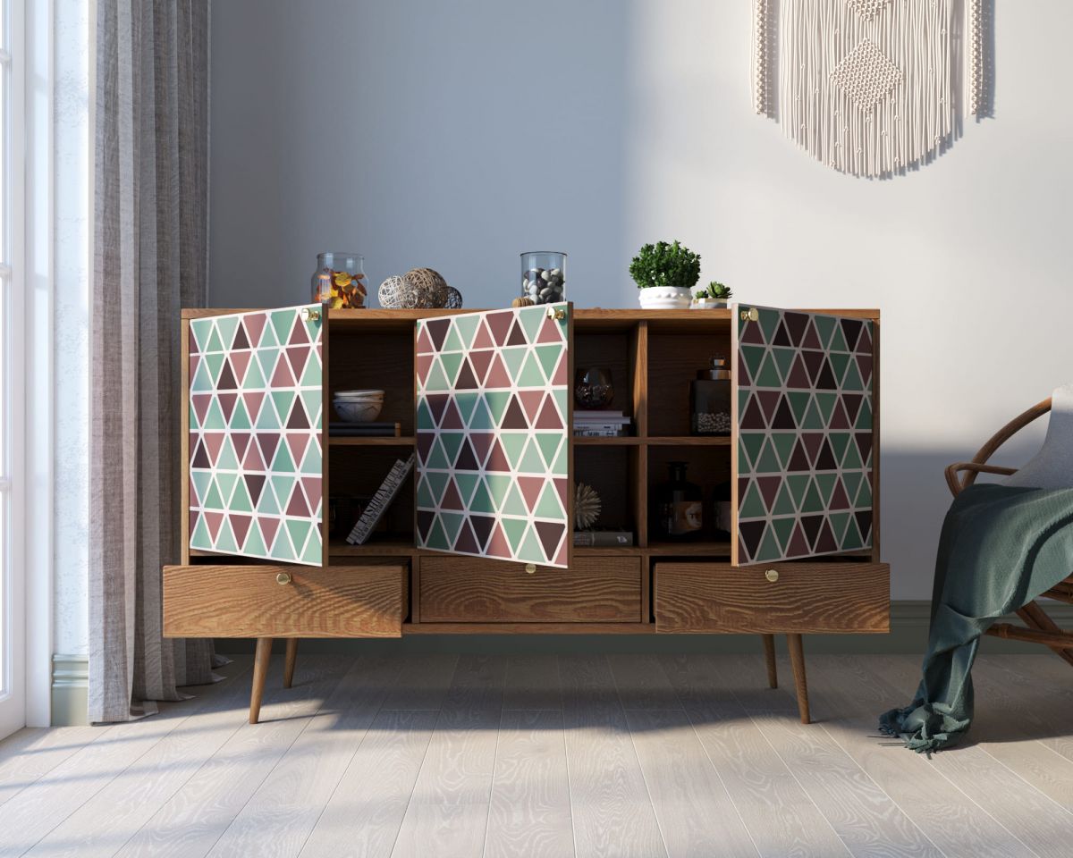 Комод "Berber" три дверки и три ящика 26 принт