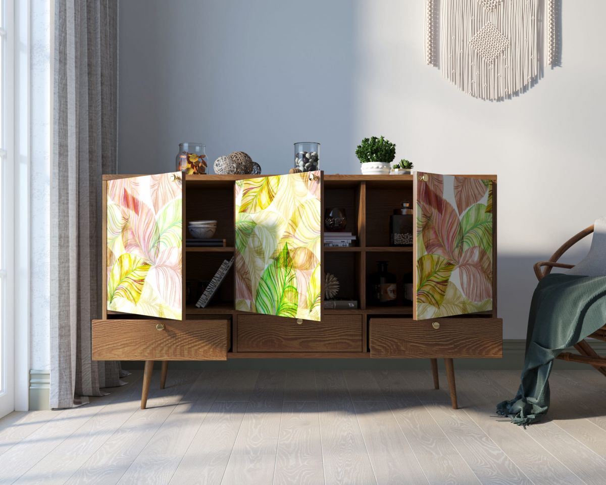 Комод "Berber" три дверки и три ящика 29 принт