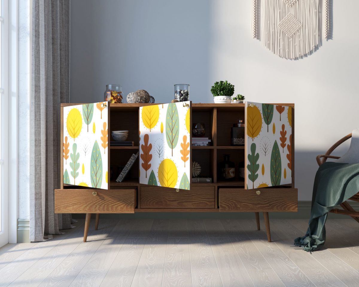 Комод "Berber" три дверки и три ящика 30 принт