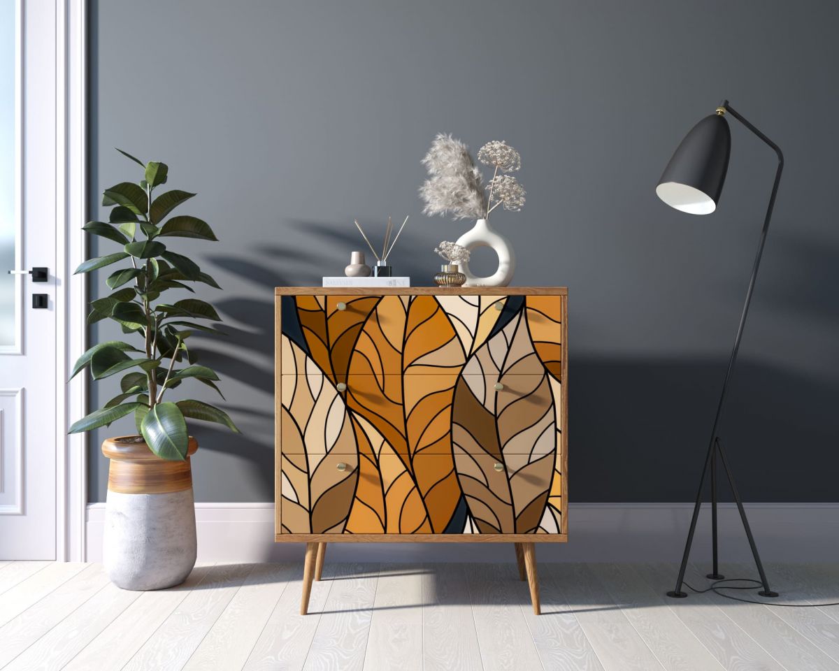 Комод "Berber" три ящика 08 принт арт BB40-Print_08