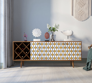 Комод "Berber" удлиненный с бутылочницей 22 принт