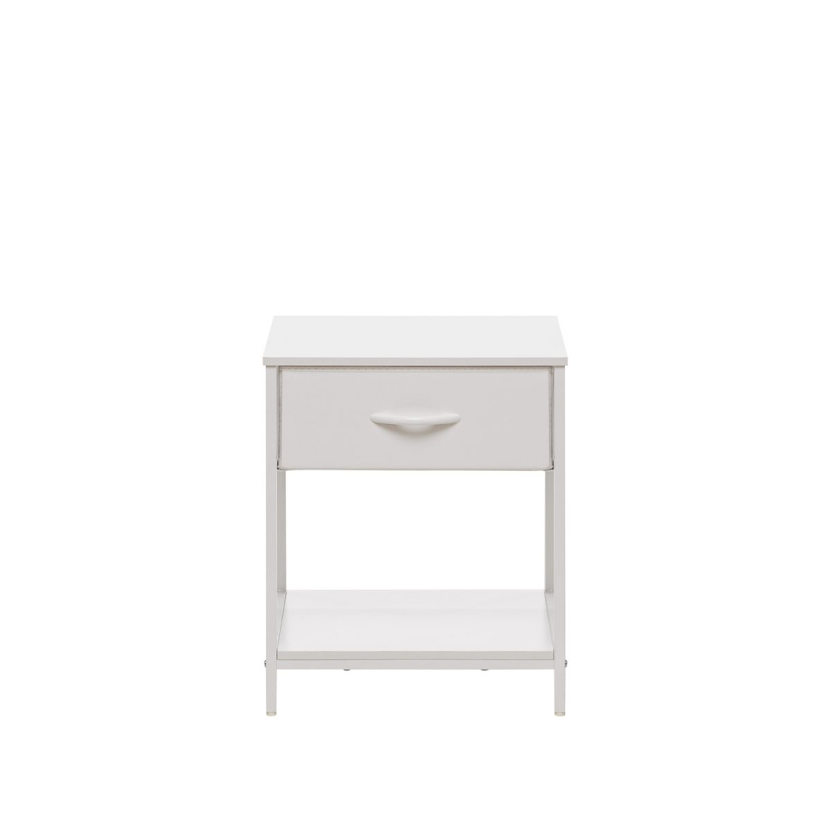 Комод Leset Линкс с ящиком и полкой (к-з), Каркас Белый, ящики Белые, Белый, Белый