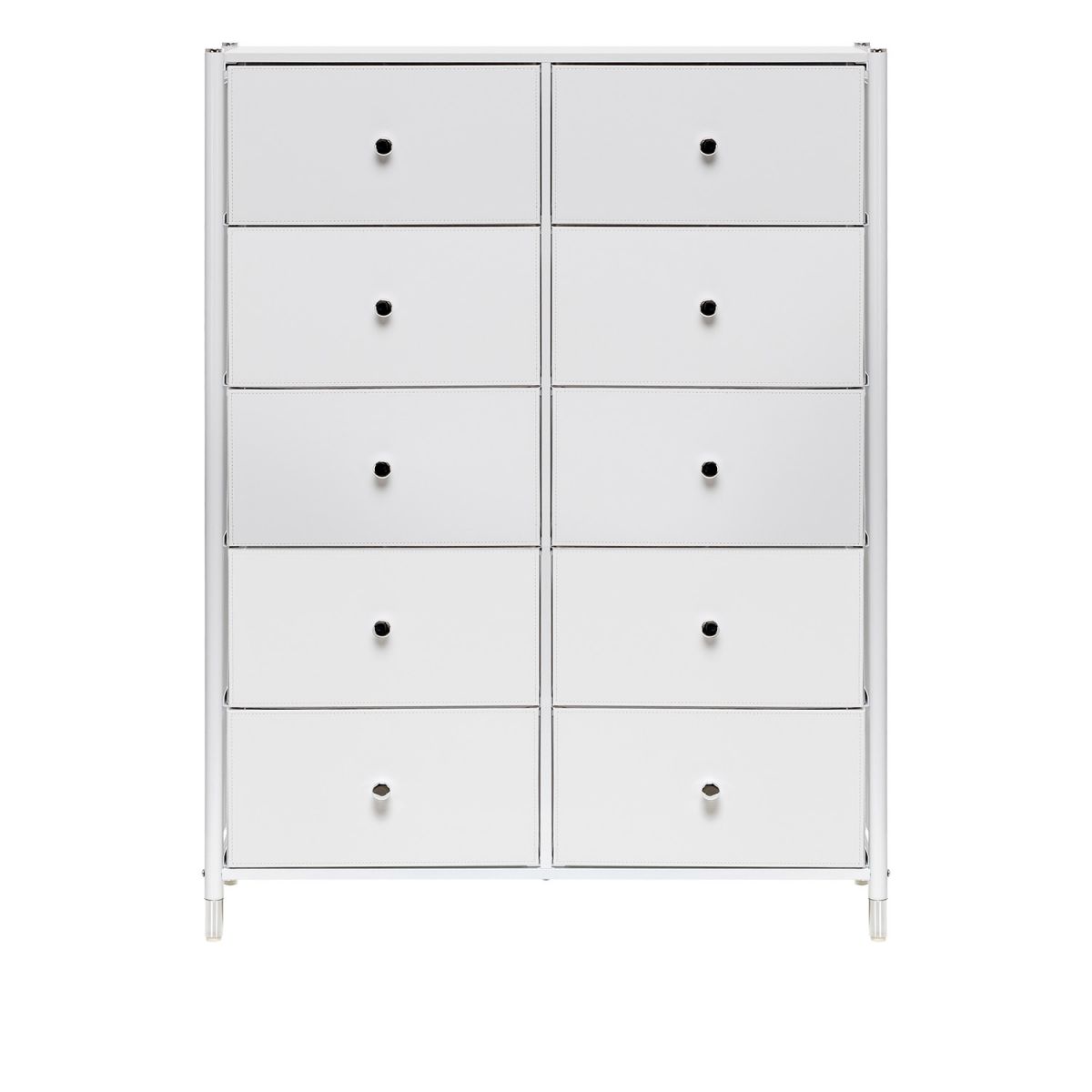 Комод Leset Нирита-Хайди, 10 ящиков, Белый, Белый, Белый