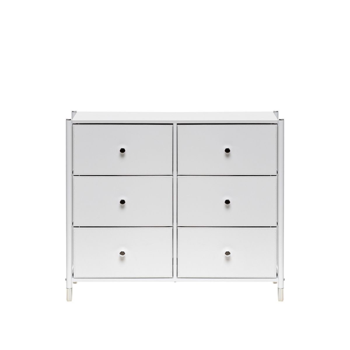 Комод Leset Нирита-Хайди, 6 ящиков, Белый, Белый, Белый