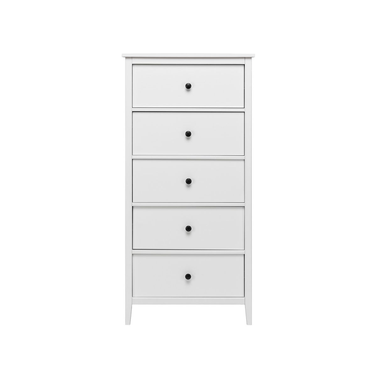 Комод Leset Токе 5 ящ., Белый