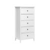 Комод Leset Токе 5 ящ., Белый - 2