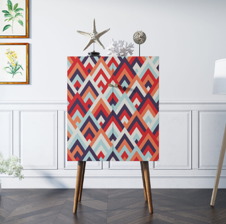 Комод на высоких ножках "Berber" 2 принт