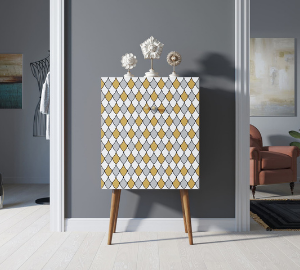 Комод на высоких ножках "Berber" 22 принт