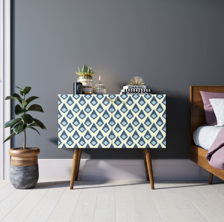 Комод на высоких ножках "Berber" малый принт 13