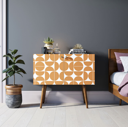 Комод на высоких ножках "Berber" малый принт 14