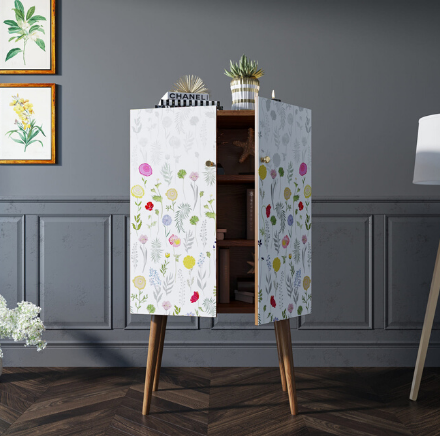 Комод на высоких ножках "Berber" принт 7