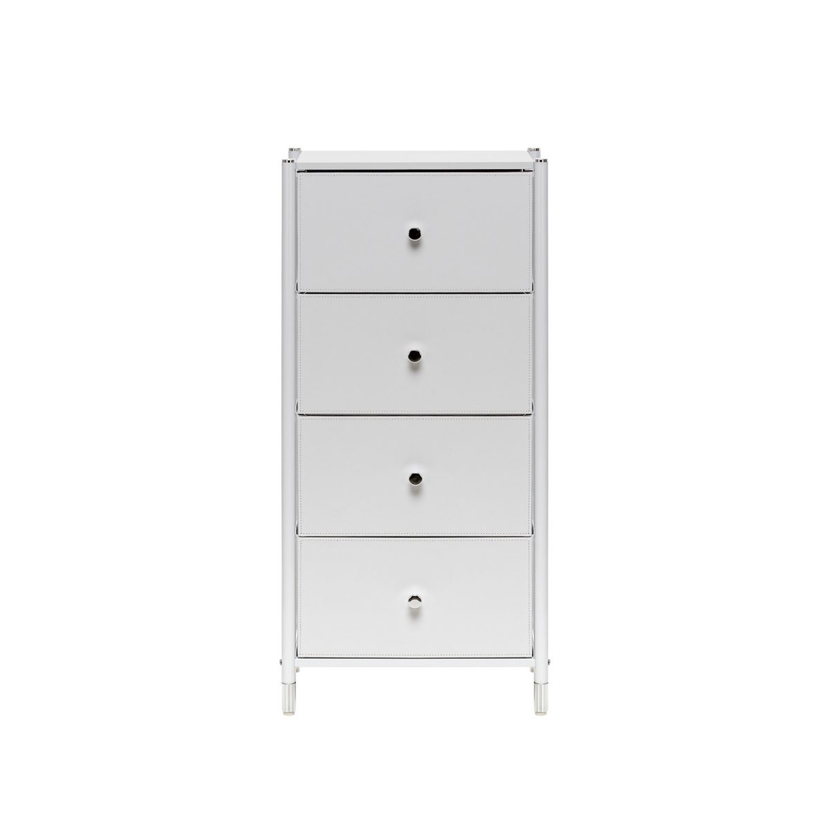 Комод Нирита-Хайди, 4 ящика, Белый, Белый, Белый