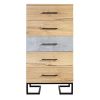 Комод с 5 ящиками Loft Дуб натур-Бетон 4009296h_Натур - 3