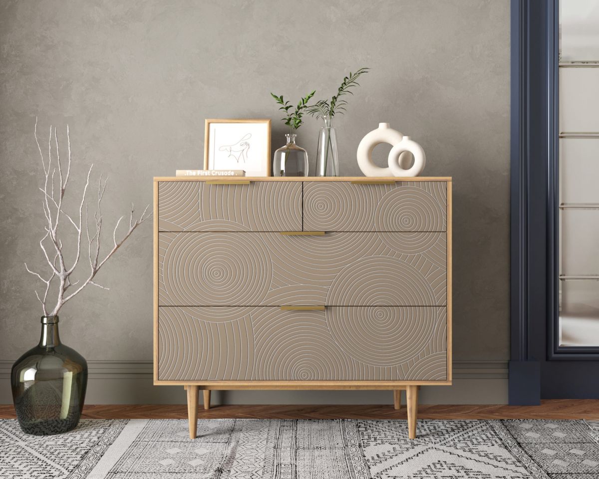 Комод с четыремя ящиками "Line" R22-beige