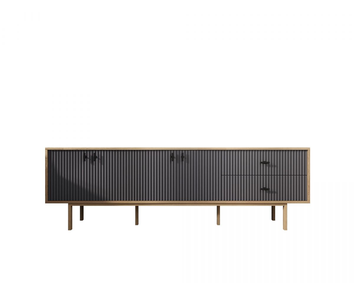 Комод с четырьмя дверками и двумя ящиками "Emerson" арт EM04-7024-L