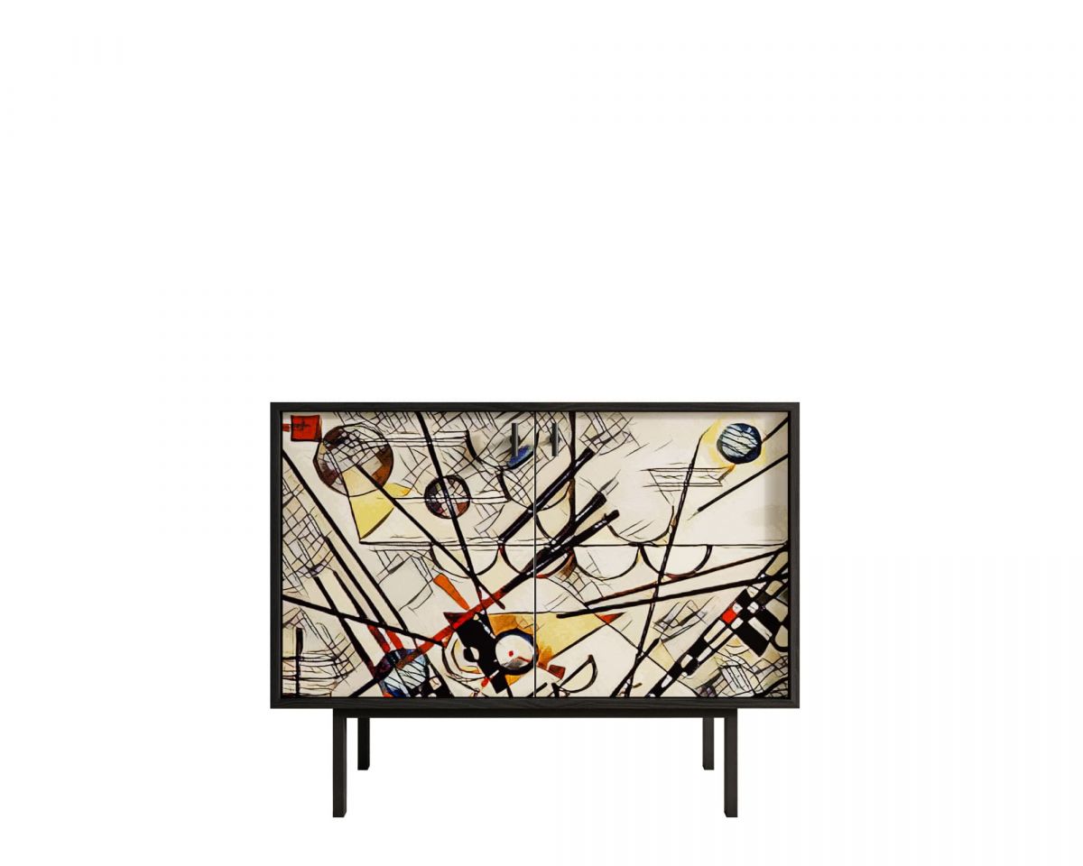 Комод с двумя дверками "Emerson" by Kandisky арт EM02-Print_01