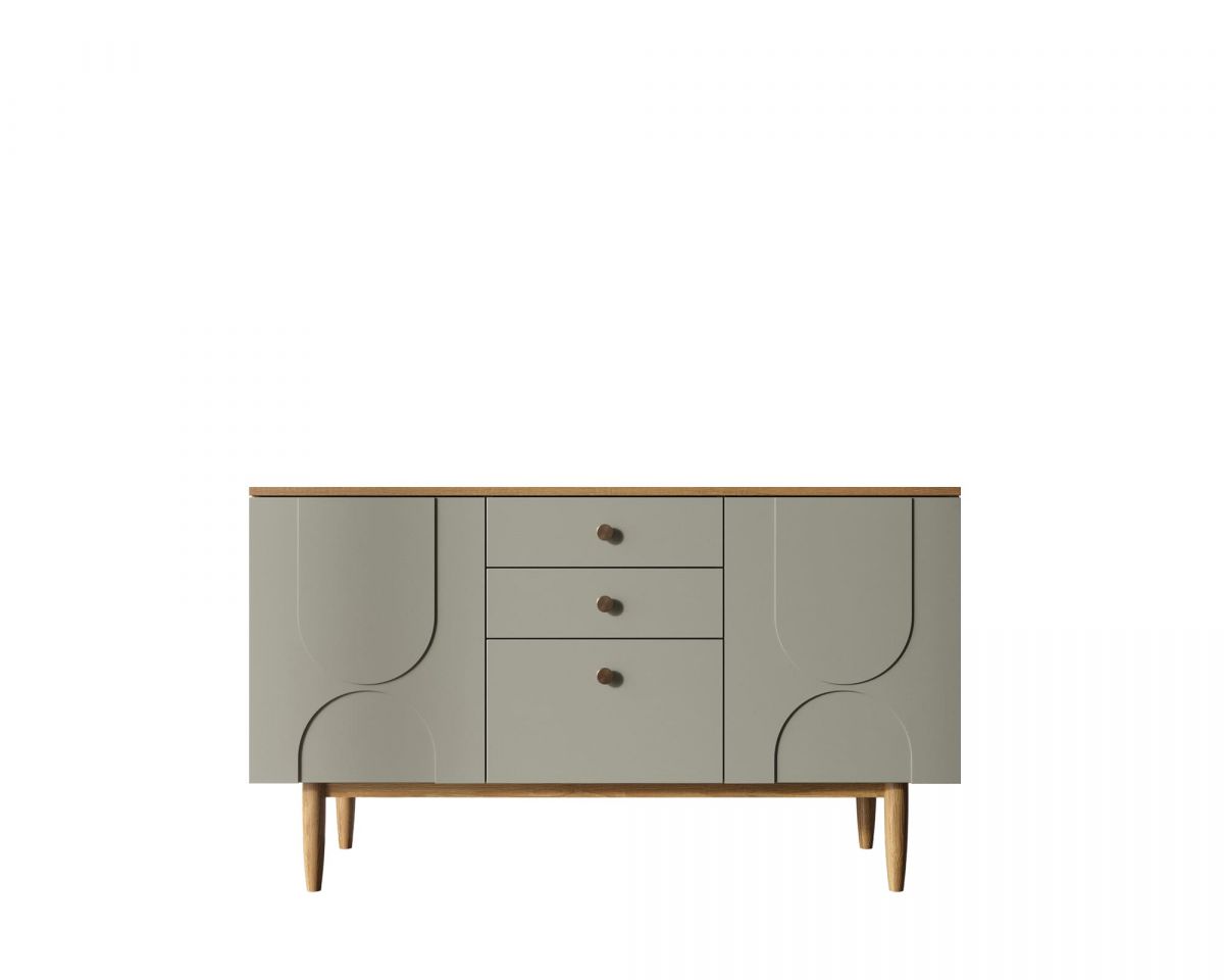 Комод с двумя дверками и ящиками "Arka" AR04-F2