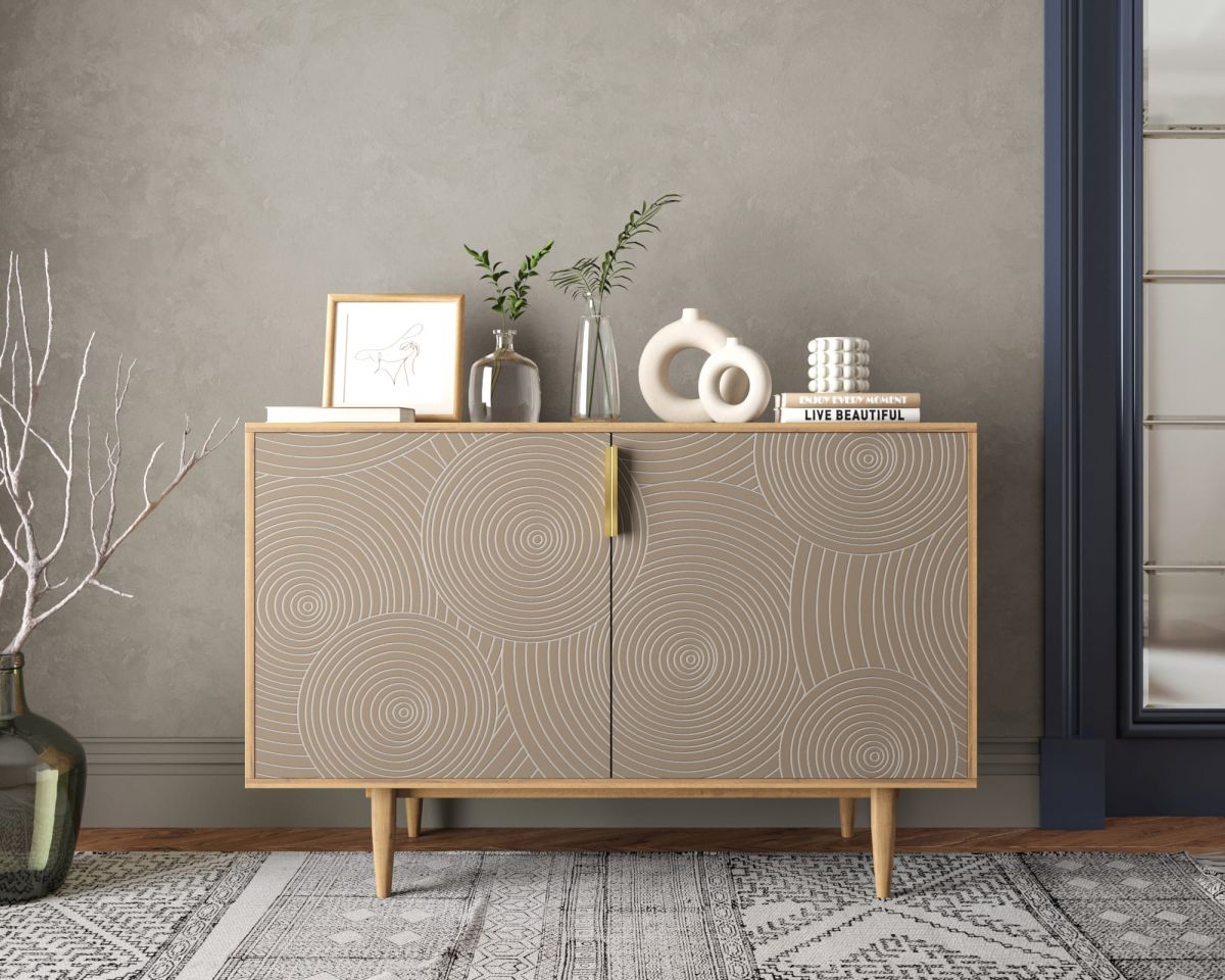 Комод с двумя дверками "Line" R18-beige