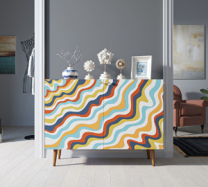 Комод с принтом 21 "Berber" две дверки