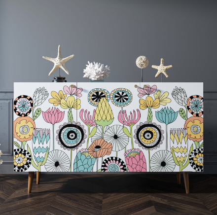 Комод с принтом 3 "Berber"