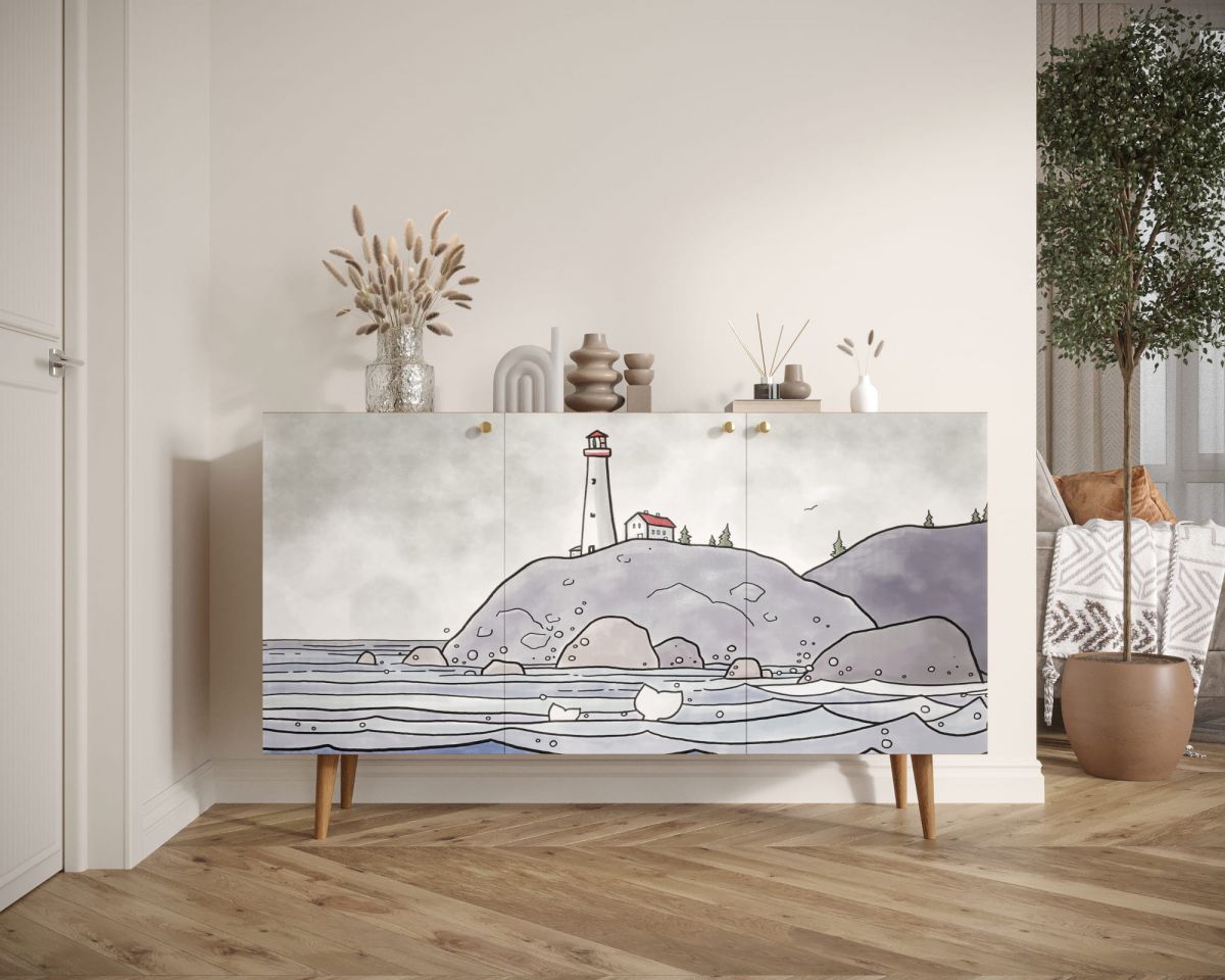 Комод с принтом 51 "Berber" арт BB01-Print_51