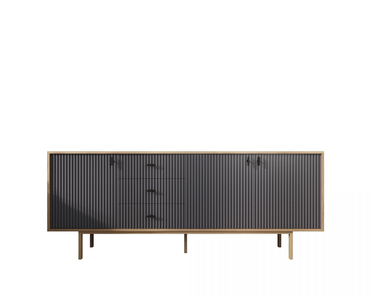 Комод с тремя дверками и тремя ящиками "Emerson" арт EM07-7024-L