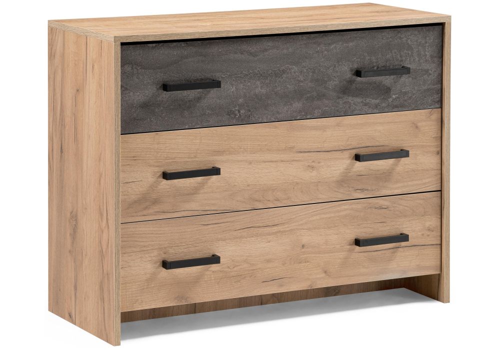 Мебель для спальни Taika дуб золотой - камень темный