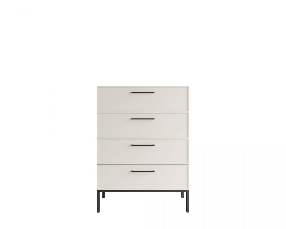 Комод вертикальный с четырьмя ящиками "Nicole" арт NEM18