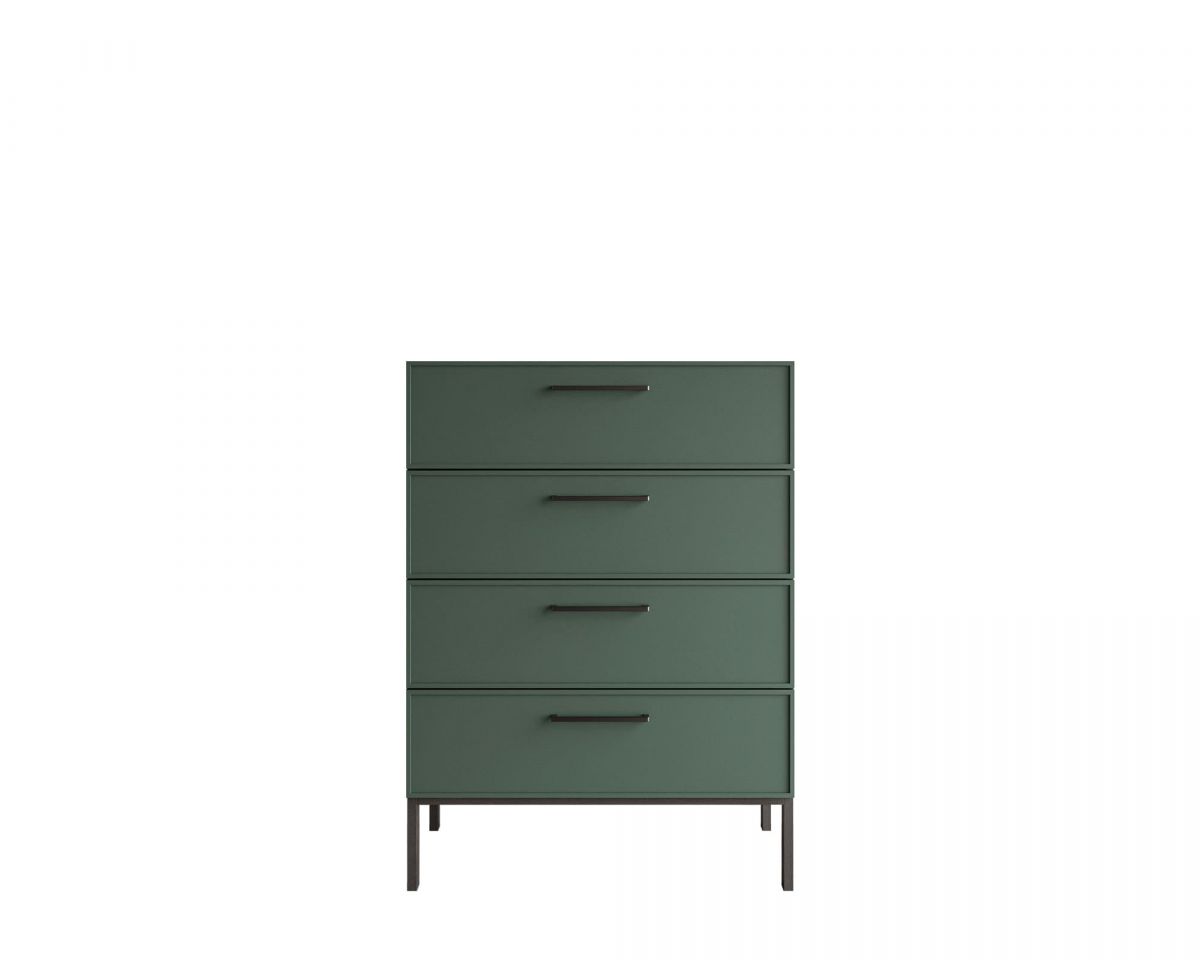 Комод вертикальный с четырьмя ящиками "Nicole" арт NEM18G