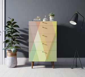 Комод высокий "Berber" принт 16