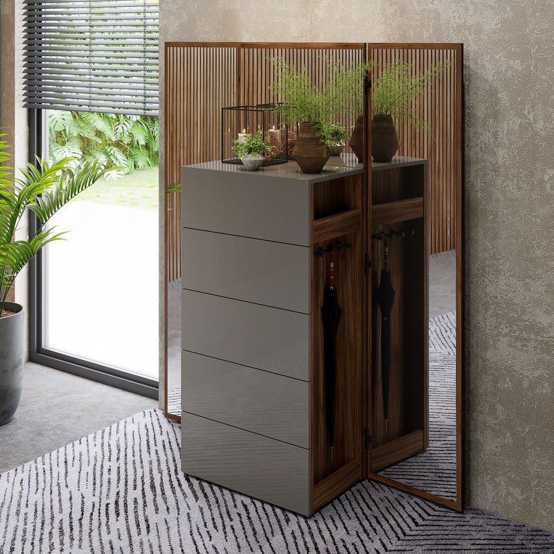 Комод высокий с зеркалом AVILA, MOD INTERIORS