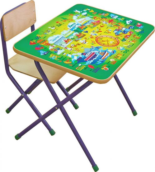 Комплект детской мебели Фея Досуг 201 (Алфавит оранжевый)