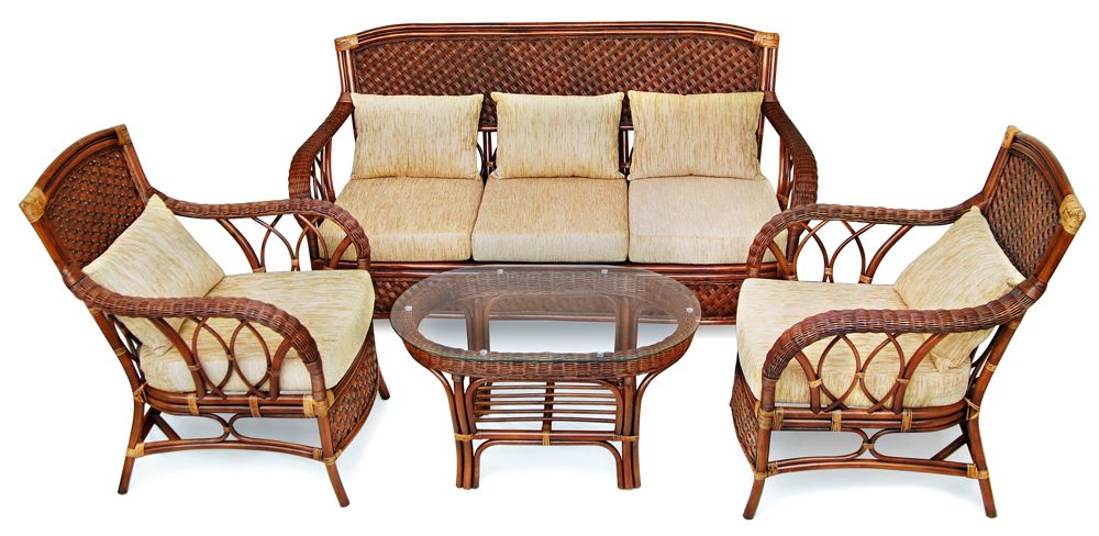 Журнальный стол из натурального ротанга Пеланги Pelangi