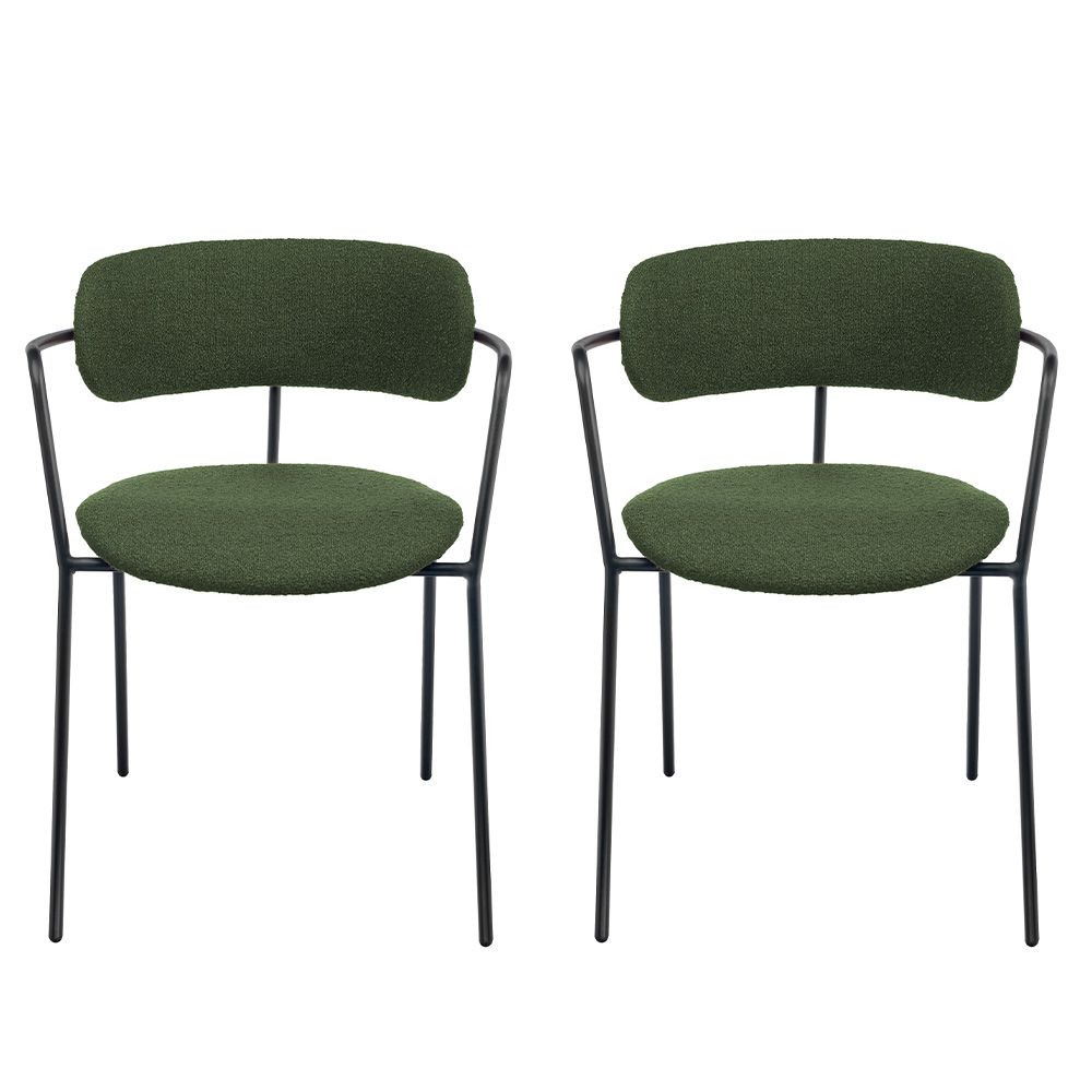 Комплект из 2-х стульев Ant букле зелёный