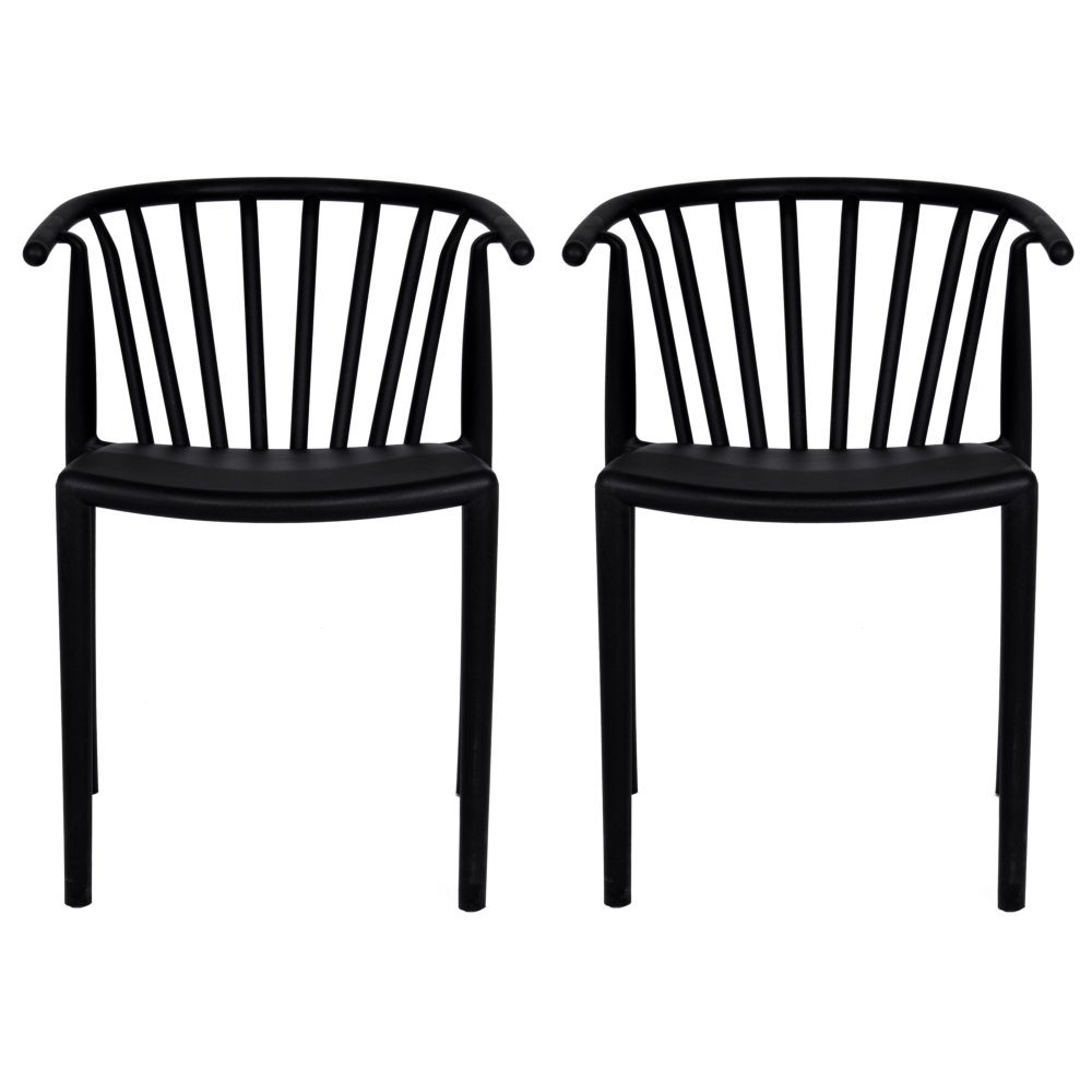 Комплект из 2-х стульев Venice чёрный