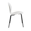 Комплект из 2-х стульев Wave белый с черными ножками - 4