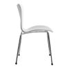 Комплект из 4-х стульев Seven Style белый с хромированными ножками - 3