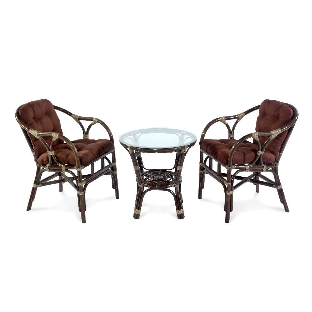 Комплект кофейный ecodesign Bistro (стол и 2 кресла), 220021+220020