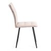 Комплект кресло + стул Bari LT, флок , бежевый-черный, 7, 41х55х89 см - 3
