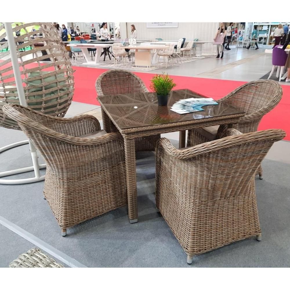 Комплект мебели T257B-Y490 Beige (4+1)