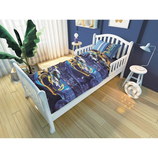 Комплект постельного белья для подростковой кровати Nuovita Неон (темно-синий)