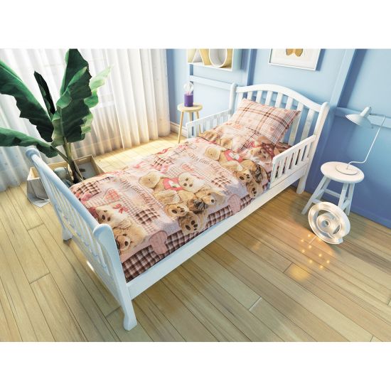 Комплект постельного белья для подростковой кровати Nuovita Плюшевый мишка (розовый)