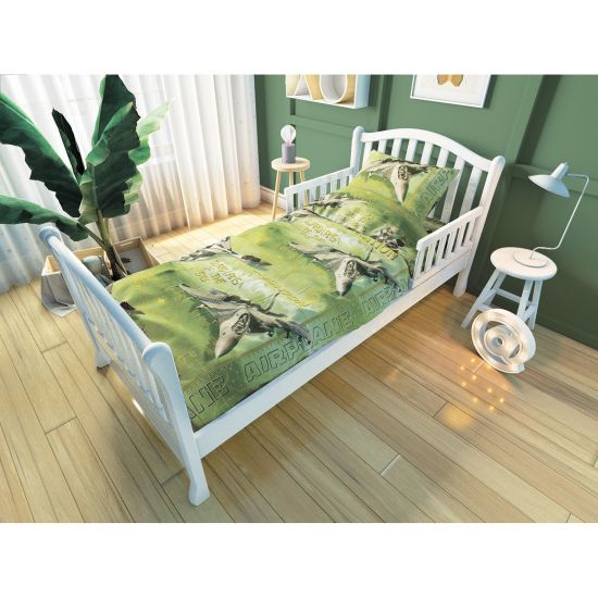 Комплект постельного белья для подростковой кровати Nuovita Стражи неба (зеленый)