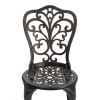 Комплект Secret De Maison Romance (стол +2 стула) алюминиевый сплав, D60-H67, 53х41х89см, бронза-bronze - 8