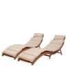 Комплект шезлонги и столик AFM-803A-T133 Beige (2+1) - 2