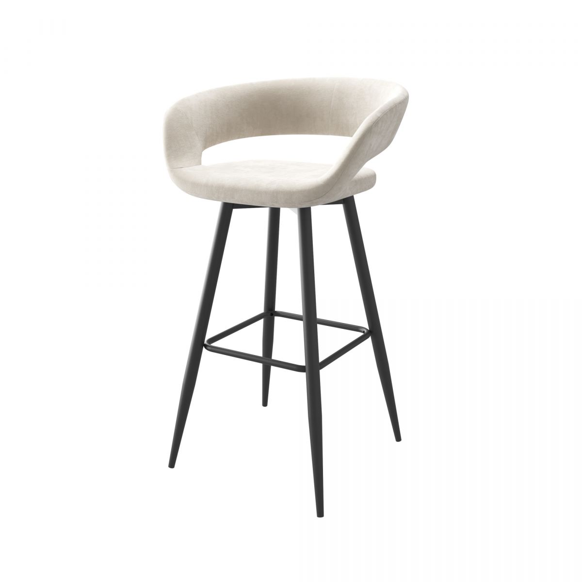 Комплект Стул полубарный Барни Р 700, Черный |