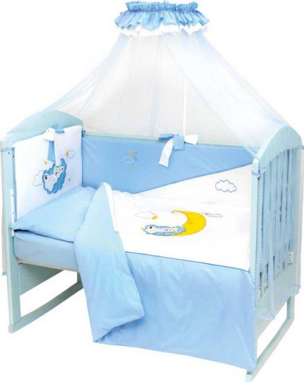 Комплект в детскую кроватку из 7 предметов "Марсель" (стандарт)