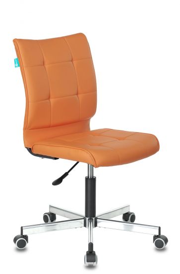 Кресло Бюрократ CH-330M | OR-20 без подлокотников оранжевый сиденье оранжевый искусственная кожа крестовина металл