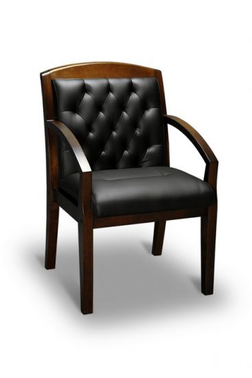 Компьютерное кресло Congress LUX (орех темный-экокожа Черный)